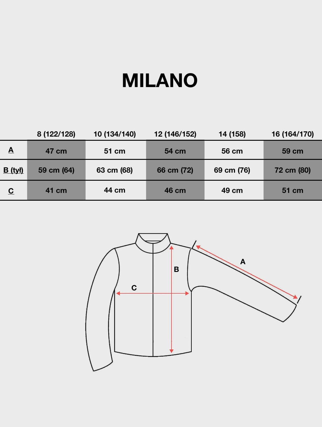KURTKA ZIMOWA MILAN DZIEWCZYNKA