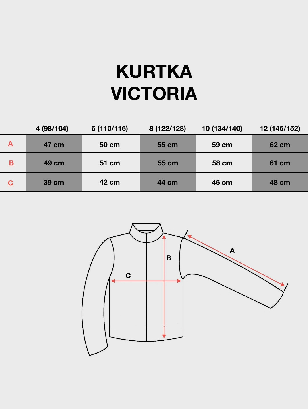 KURTKA WIOSENNA DLA DZIEWCZYNKI VICTORIA